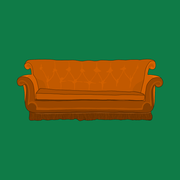 Orange Couch by TheNewMoon