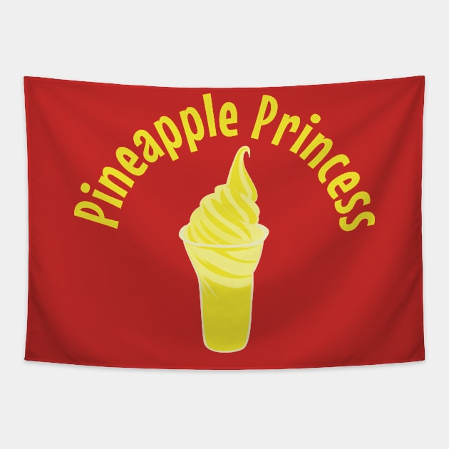 Pineapple Princess Shirt Tapestry by IEatFanBoys