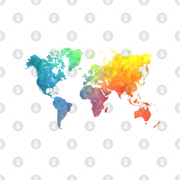 world map colors  #map #worldmap by JBJart