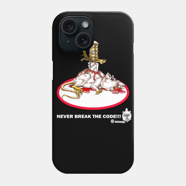 NEVER BREAK THE CODE Phone Case by DHARRIS68