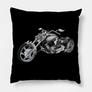 Dragon motorcycle Pillow