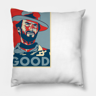 Clint Eastwood "Hope" Poster Pillow