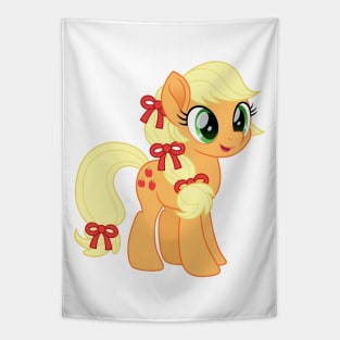 Applejack ponytail with bows Tapestry