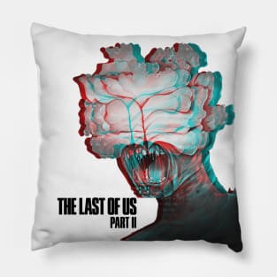 The Last of Us Clicker anglyph design Pillow