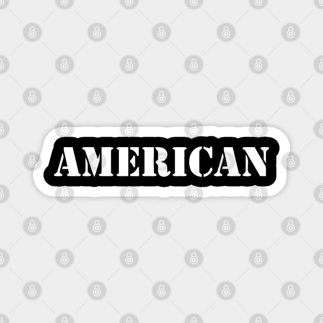 AMERICAN Magnet by mabelas