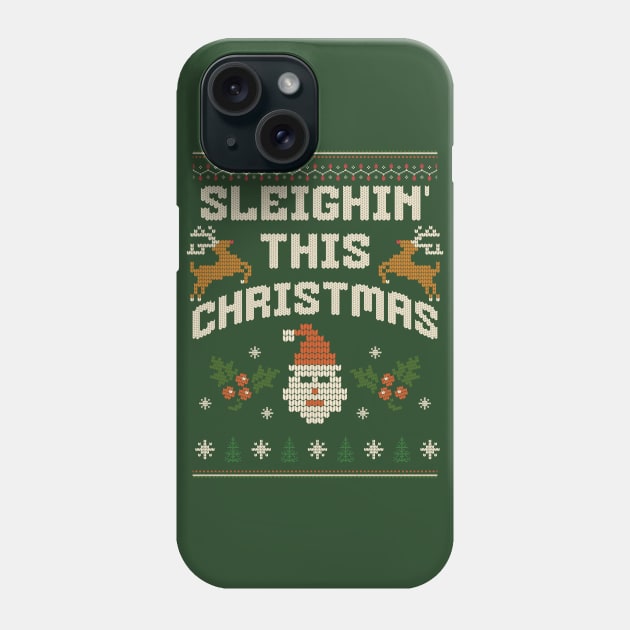 Sleightin' this Christmas Phone Case by Sobalvarro