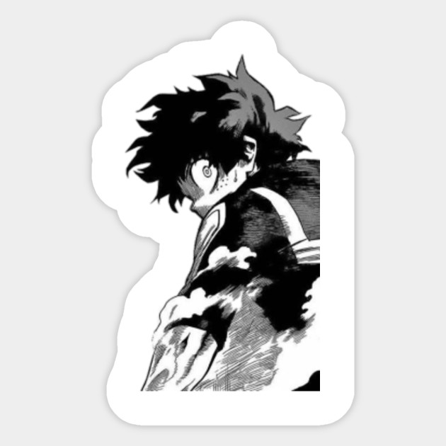 My Hero Academia Deku Manga Tee My Hero Academia Sticker