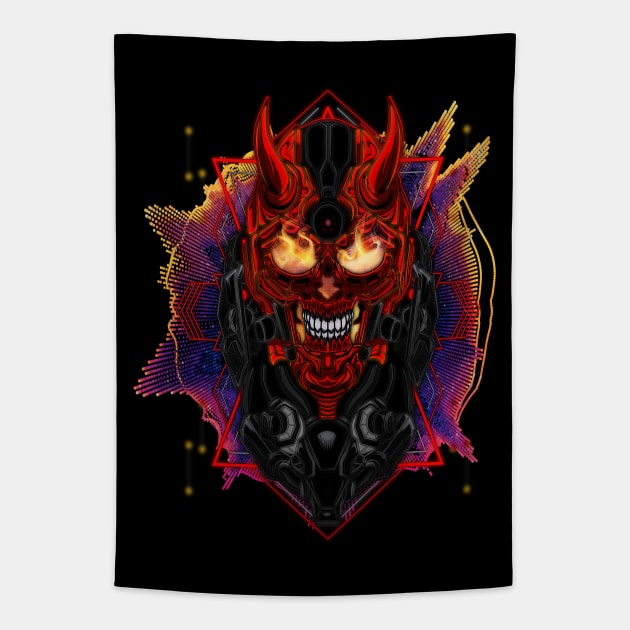 Cyber Demon Tapestry by Impulse Graphics