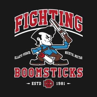 Fighting Boomsticks - Evil Dead - Horror - College Mascot T-Shirt
