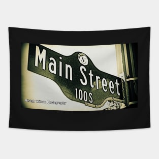 Main Street, Los Angeles California by Mistah Wilson Tapestry