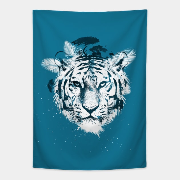 White Tiger Final Tapestry by astronaut