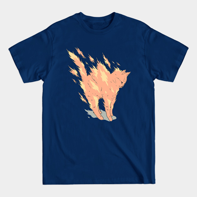 Discover cat fire - Cat - T-Shirt