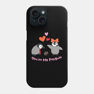 You're My Penguin - Lovebirds Proposal Phone Case