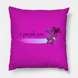 purple love Pillow