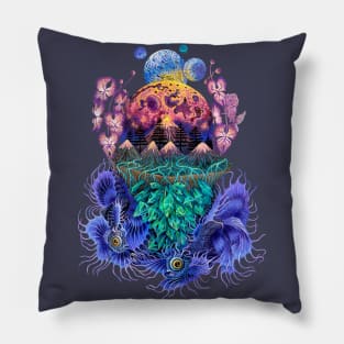 Moon World Pillow