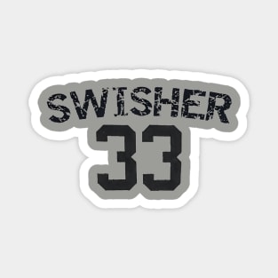 Nick Swisher #33 Design Magnet