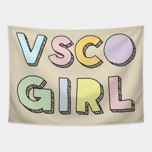 VSCO Girl /////// Typography Design Tapestry