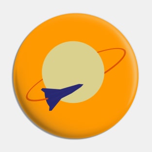 Destination Moon Suit Logo Pin