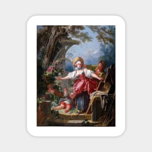 Blind-Man’s Buff - Jean-Honoré Fragonard Magnet