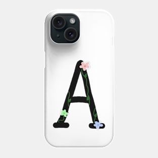 "A" Initial Phone Case