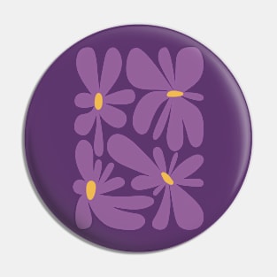 Lilac Flowers Abstract Pin