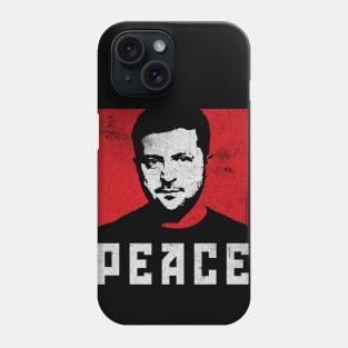 Zelensky's Peace by © Buck Tee Originals Phone Case