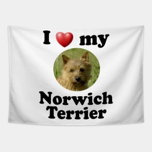 I Love My Norwich Terrier Tapestry