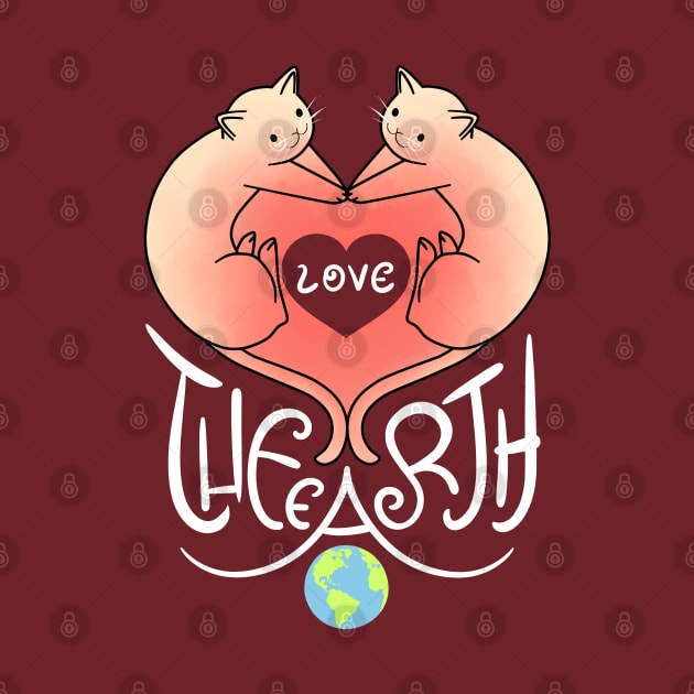 Love the Earth - Cat Heart V.2 by ClaudiaRinaldi