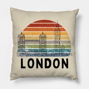 London sunset design Pillow