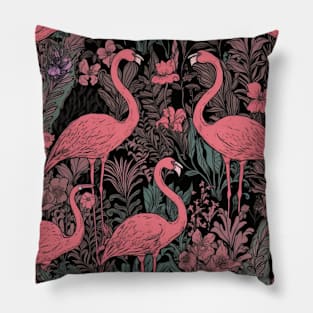 Pink Flamingos Pillow
