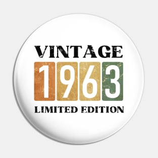 Vintage 1963 Birthday Pin