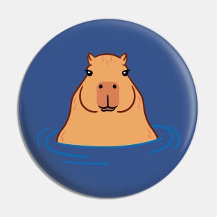 Capybara water Pin