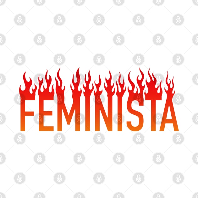 Feminista Fire by Trippycollage