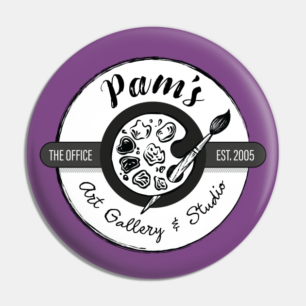 Pam's Art Gallery & Studio • The Office T-Shirt Pin by FalconArt