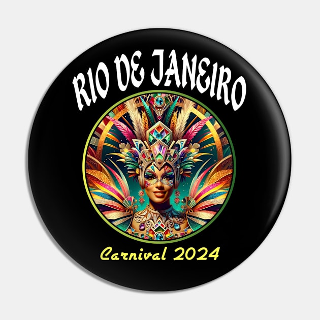 2024 Rio De Janeiro Brazil Carnival Performer Pin by Sambastyles