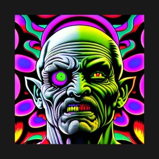 Retro SciFi Monsters: Trippy Horror 226 T-Shirt