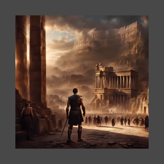 Gladiator inspired art by IOANNISSKEVAS