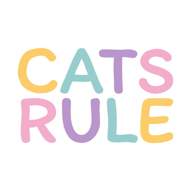 Cats Rule Colorful by lukassfr