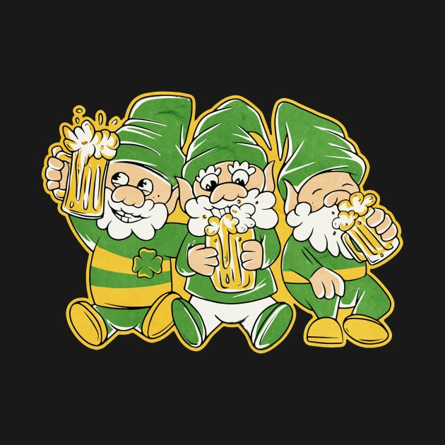 Three St Patricks gnomes by Picasso_design1995