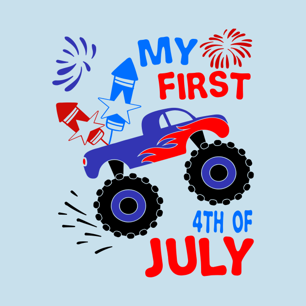 My first 4th of july kids by DODG99