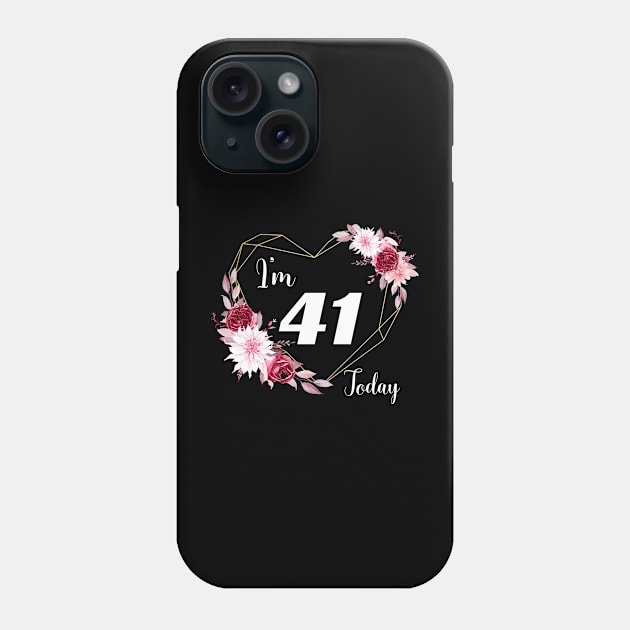 41st Birthday Born In 1982 Phone Case by Inkwork Otherworlds