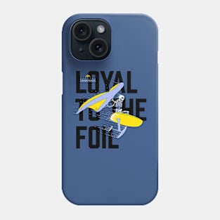 Northwest Foil Club: LOYAL / Purple & Gold (Background text) Phone Case