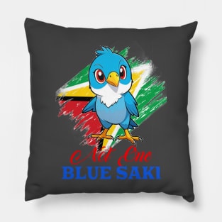 Not One Blue Saki Pillow