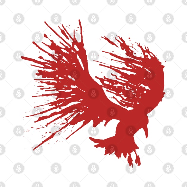 Blood Splatter Bird by thinkcrap