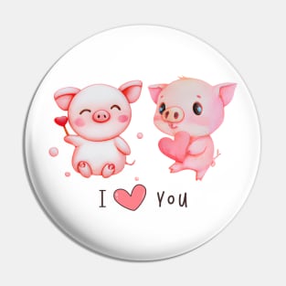 cute pigs Pin