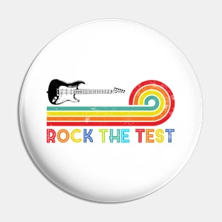 Rock The Test Guitar Teacher Test Day Testing Day Pin