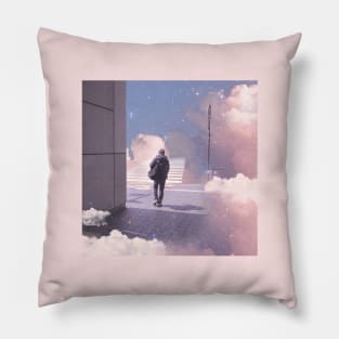 Cloudy Crosswalk Pillow