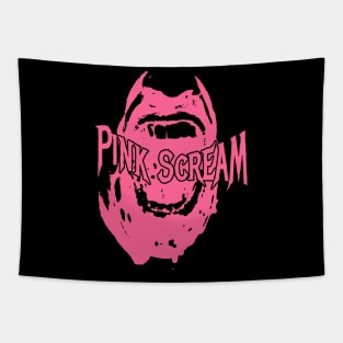 Pink scream Tapestry