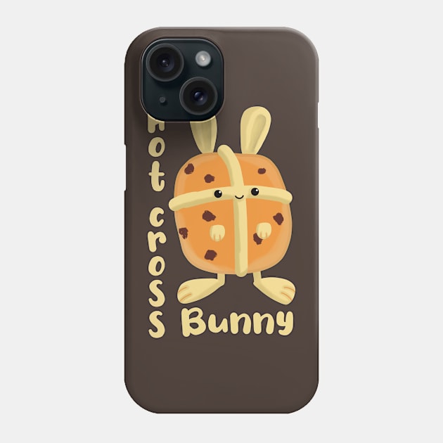 Hot Cross Bunny Phone Case by Punful
