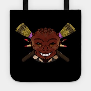 Devil's beautician (no caption) Tote